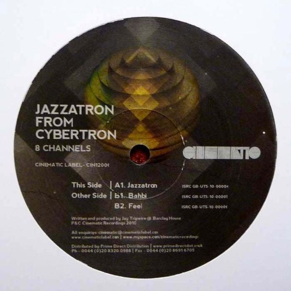 8 Channels : Jazzatron From Cybertron EP (12", EP)