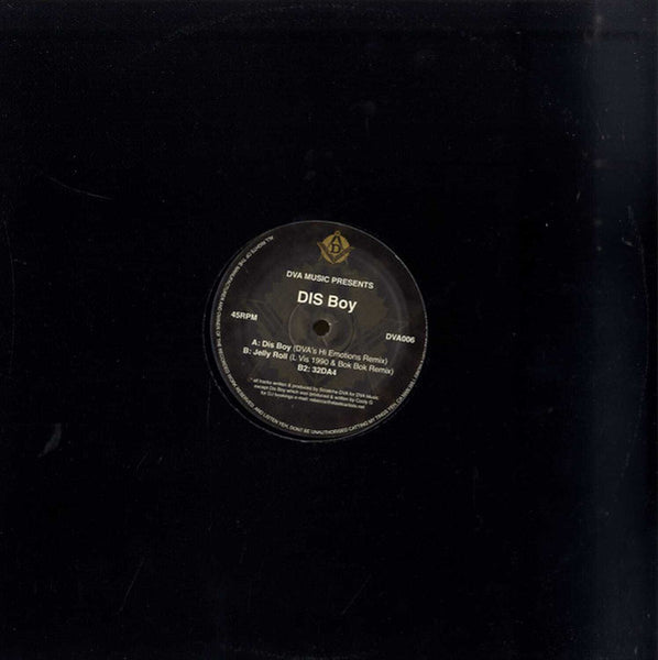 Cooly G / Scratcha DVA : DIS Boy (12", Single)