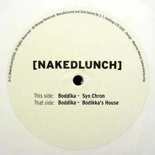 Boddika : Bodikka's House / Syn Chron (10", Single, Whi)