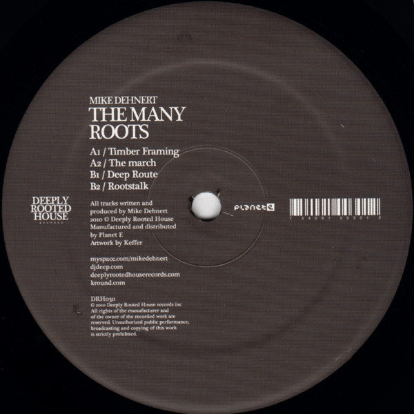 Mike Dehnert : The Many Roots (12")