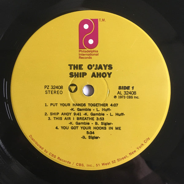 The O'Jays : Ship Ahoy (LP, Album, RE, Gat)