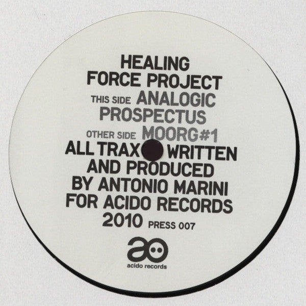 Healing Force Project : Analogic Prospectus / Moorg#1 (12")