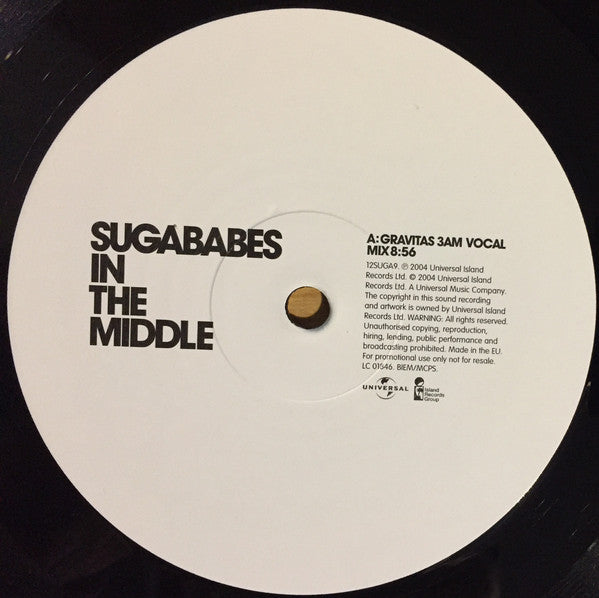 Sugababes : In The Middle (Gravitas Mixes) (12", Promo)