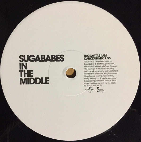 Sugababes : In The Middle (Gravitas Mixes) (12", Promo)