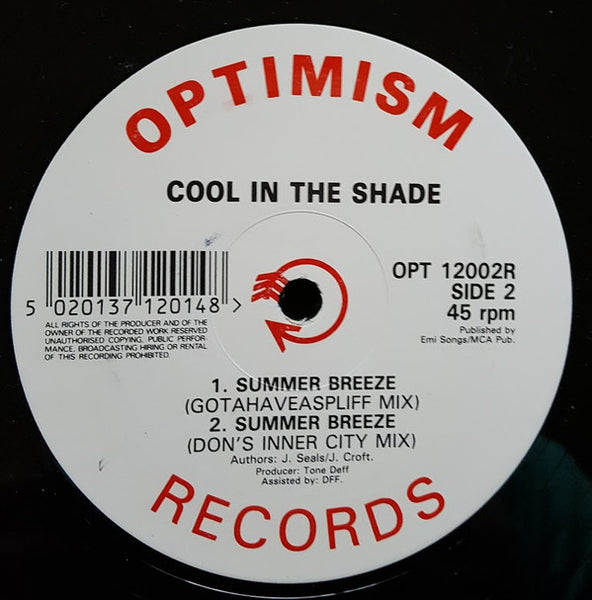 Cool In The Shade : Summer Breeze (12")