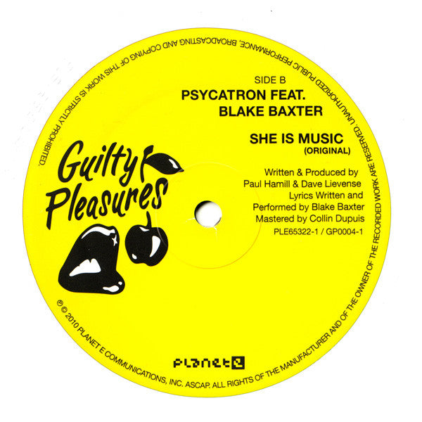 Psycatron Feat. Blake Baxter : She Is Music (12")