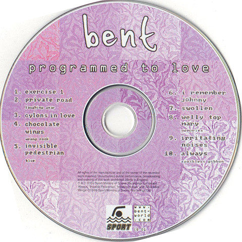 Bent : Programmed To Love (CD, Album)