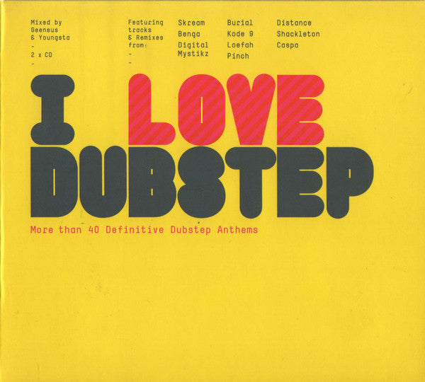 Geeneus & Youngsta : I Love Dubstep (2xCD, Mixed)