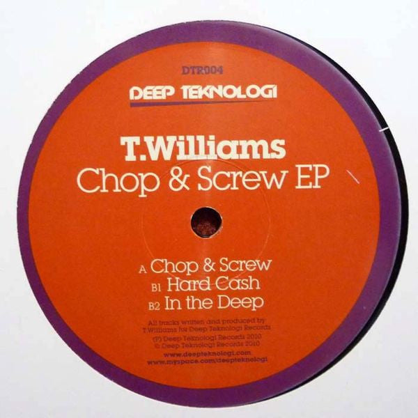 T.Williams : Chop & Screw EP (12", EP)