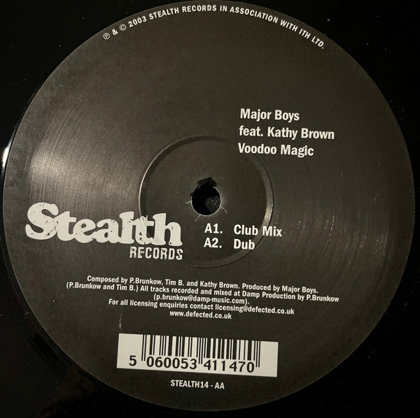 Major Boys : Voodoo Magic (12")