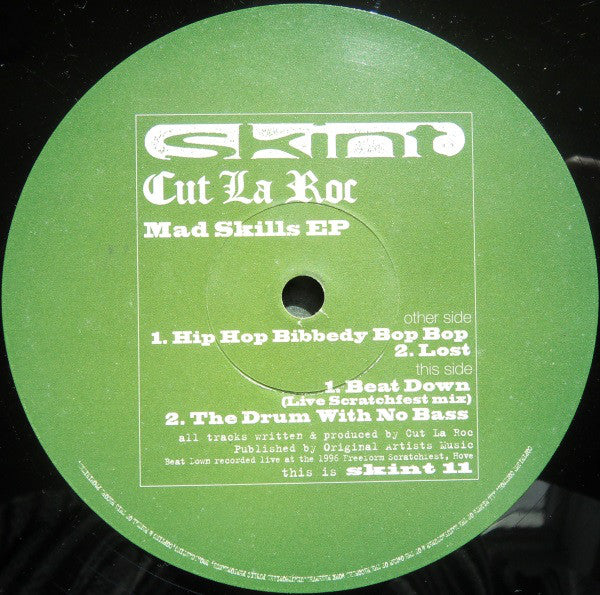 Cut La Roc : Mad Skills EP (12", EP)