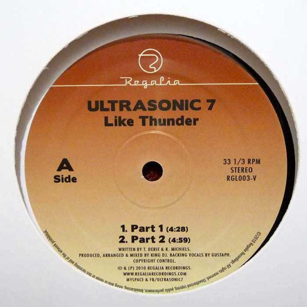 Ultrasonic 7* : Like Thunder (12")