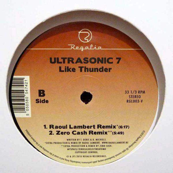 Ultrasonic 7* : Like Thunder (12")