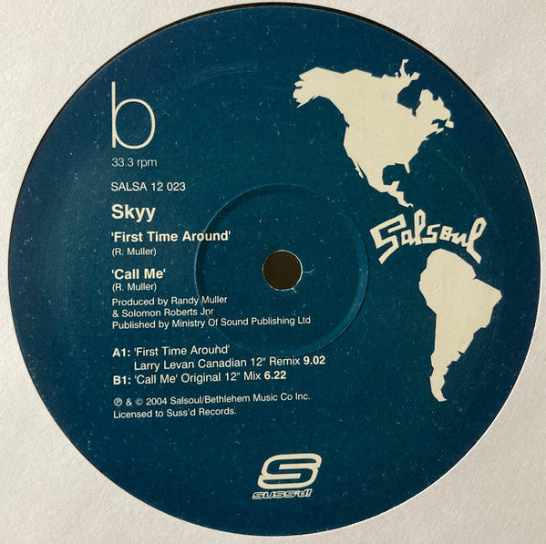 Skyy : First Time Around / Call Me (12", RM)
