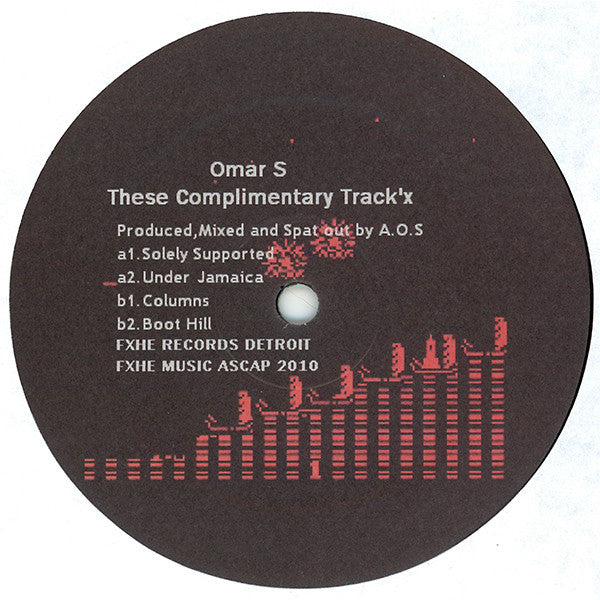 Omar-S : These Complimentary Track'x (12")