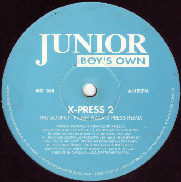 X-Press 2 : The Sound (Remixes) (12")