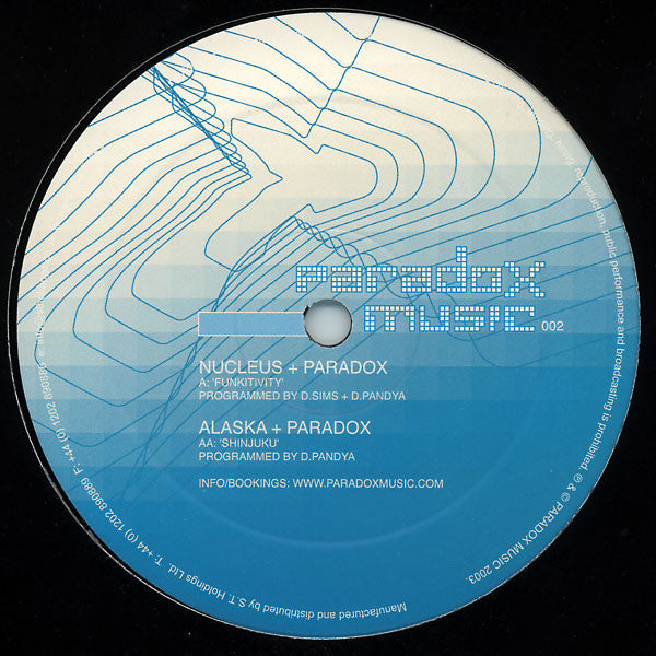 Nucleus & Paradox / Alaska & Paradox : Funkitivity / Shinjuku (12")