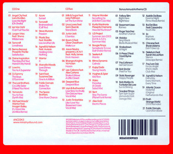 Various : The Annual 2004 (3xCD, Comp, Mixed + Box, Ltd)