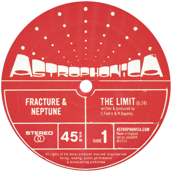 Fracture & Neptune / Fracture (2) : The Limit / Get Lost (12")