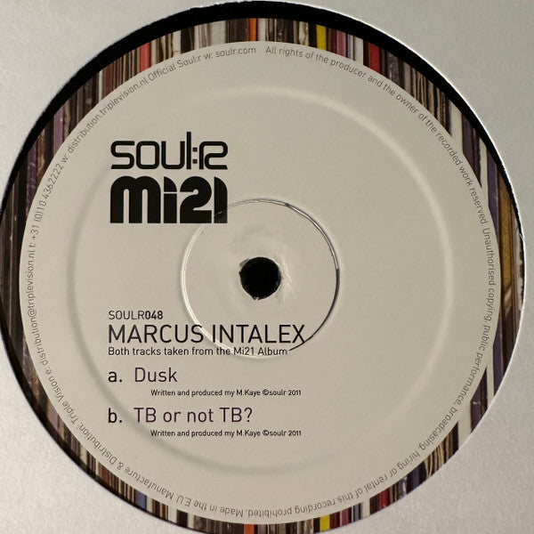 Marcus Intalex : Dusk / TB Or Not TB? (12", RM, RP)