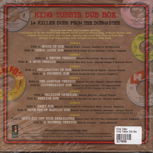 King Tubby : King Tubbys Dub Box (7x7" + Box, Comp, Ltd)