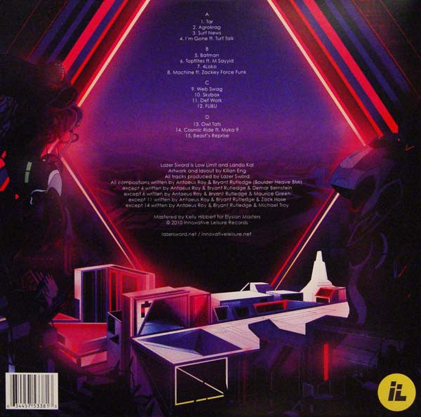 Lazer Sword : Lazer Sword (2xLP, Album)