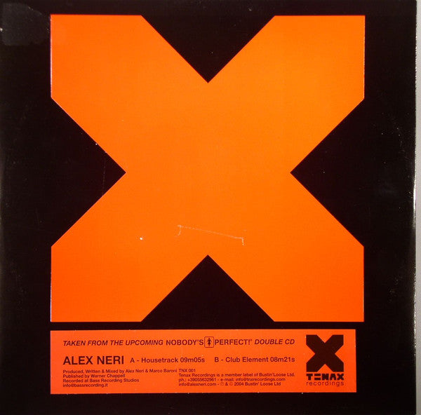 Alex Neri : Housetrack / Club Element (12")