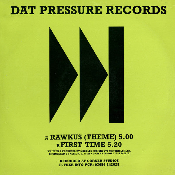 Noodles (2) : Rawkus (Theme) / First Time (12")