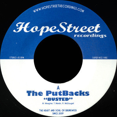 The PutBacks : Busted / Set Me Free (7")