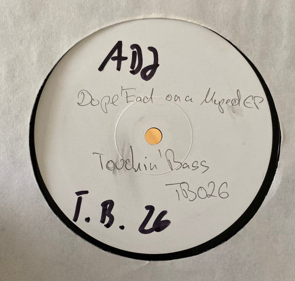 ADJ : Dope'Ead On A Moped EP (12", EP, Promo, W/Lbl)