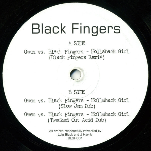 Gwen Stefani vs. Black Fingers : Hollaback Girl (12")