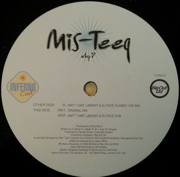 Mis-Teeq : Why? (12")