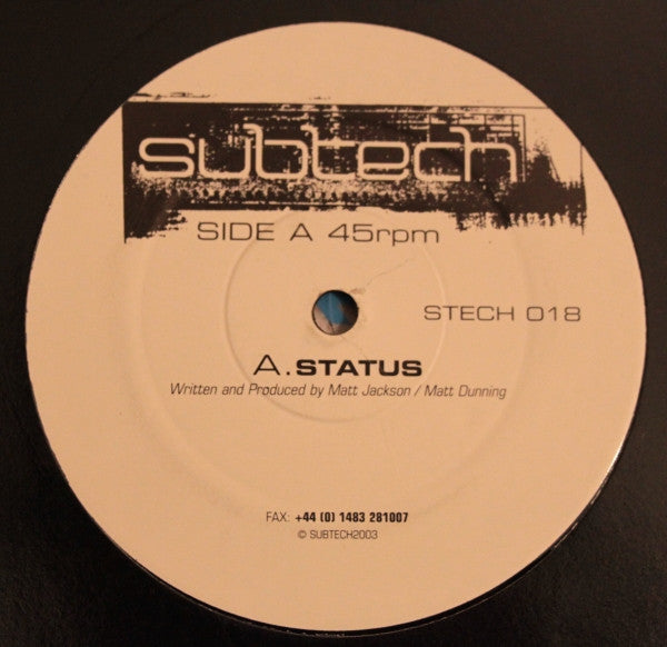 Subtech : Status / High Noon (12")