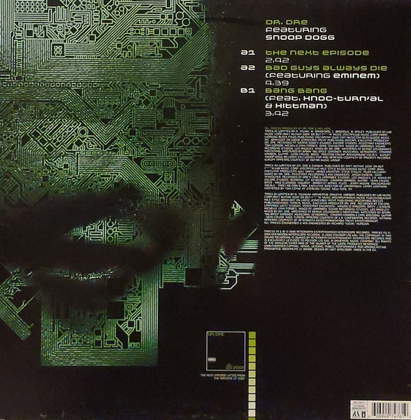 Dr. Dre Featuring Snoop Dogg : The Next Episode (12")
