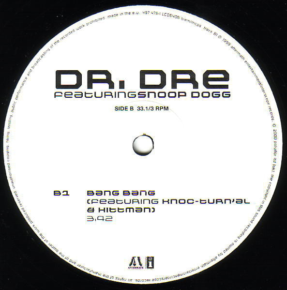 Dr. Dre Featuring Snoop Dogg : The Next Episode (12")