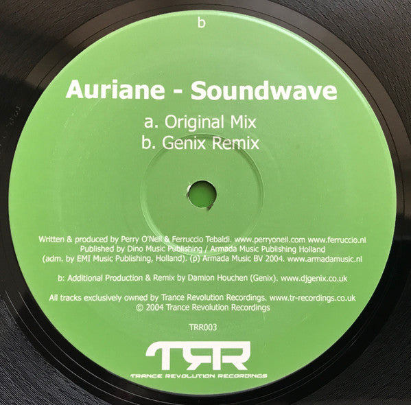 Auriane : Soundwave (12")
