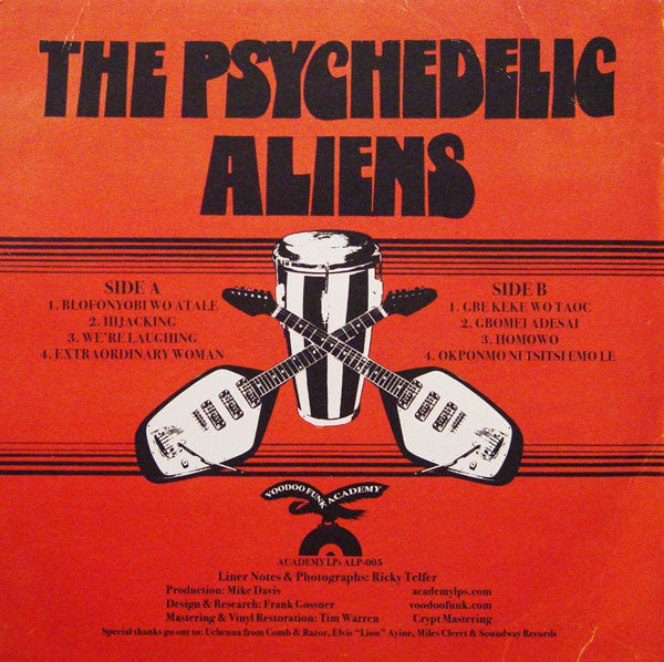 The Psychedelic Aliens : Psycho African Beat (LP, Comp)