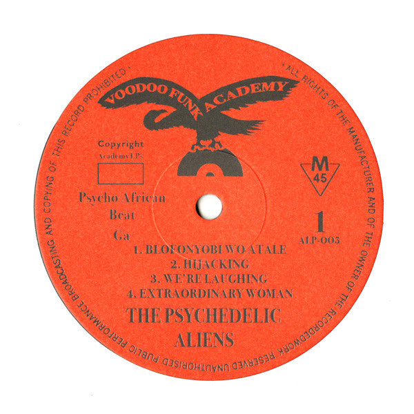 The Psychedelic Aliens : Psycho African Beat (LP, Comp)