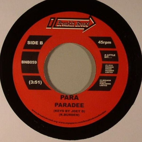 DJ Para (2) : It's Just Our Way / Paradee (7")