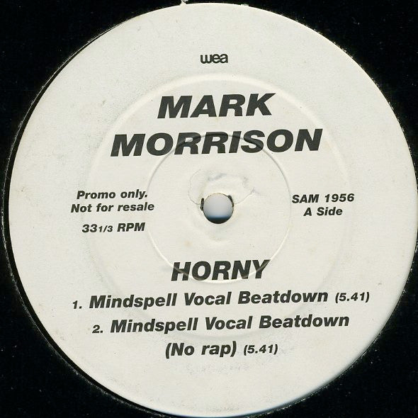 Mark Morrison : Horny (12", Promo)