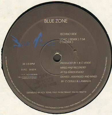 Blue Zone : L.C.A.C. (12")