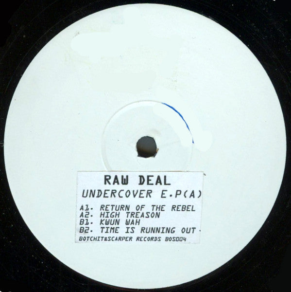 Raw Deal : Undercover E•P (12", EP, W/Lbl, Sti)
