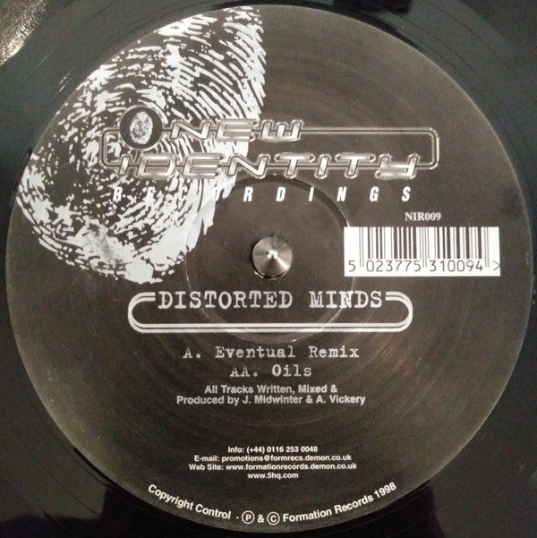 Distorted Minds : Eventual Remix / Oils (12")