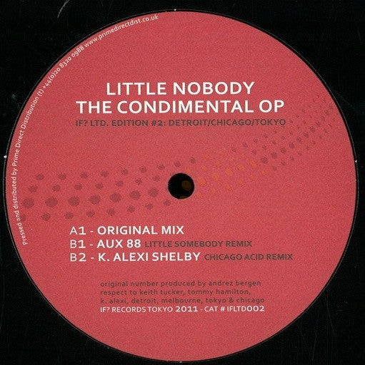 Little Nobody : The Condimental Op (12", Ltd)