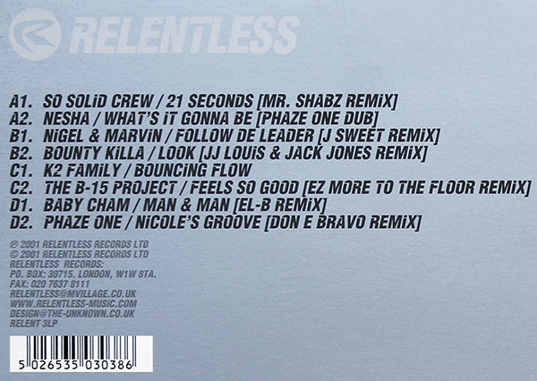 Various : Relentless (Summer Sampler) (2x12", Smplr)