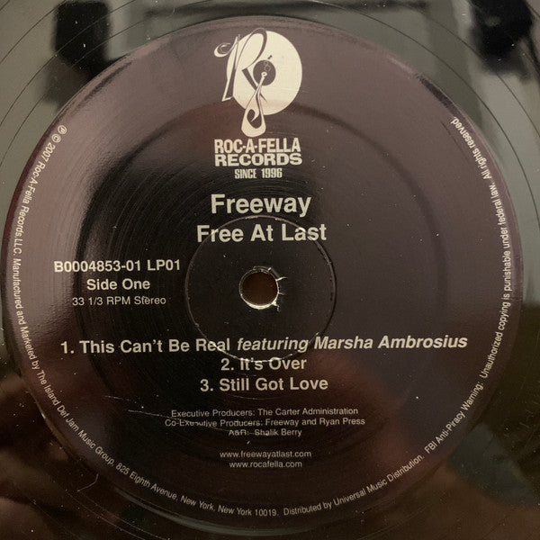 Freeway : Free At Last (2xLP, Album)
