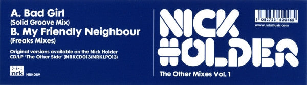 Nick Holder : The Other Mixes (Vol. 1) (12")