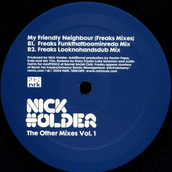 Nick Holder : The Other Mixes (Vol. 1) (12")