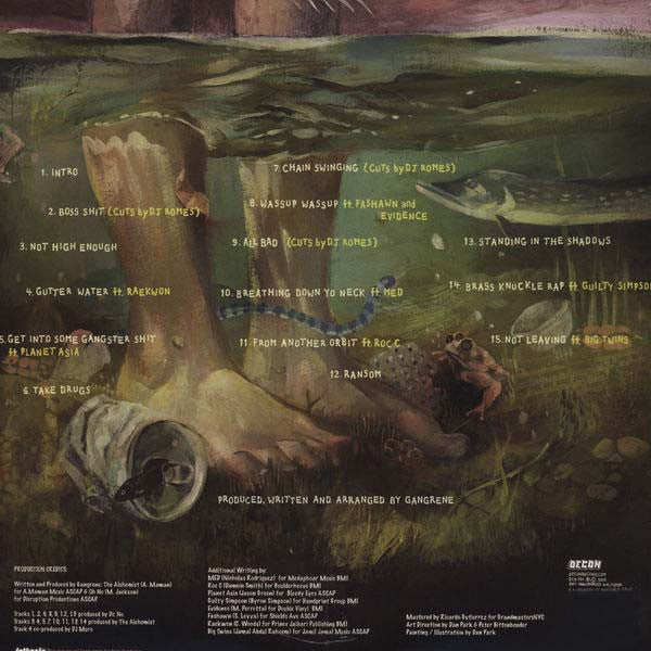Gangrene (3) : Gutter Water (2xLP, Album, Gre)