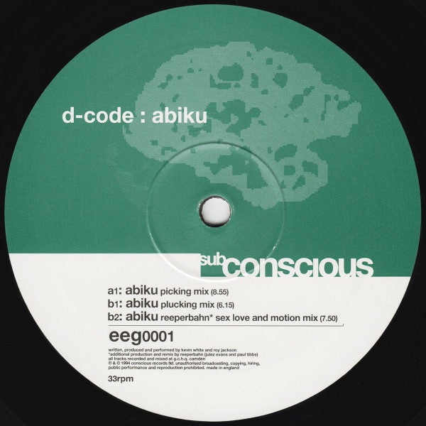 D-Code : Abiku (12")